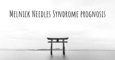 Melnick Needles Syndrome prognosis