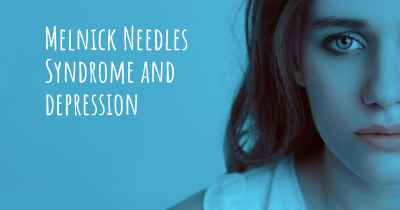 Melnick Needles Syndrome and depression