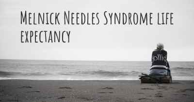 Melnick Needles Syndrome life expectancy