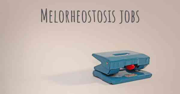 Melorheostosis jobs