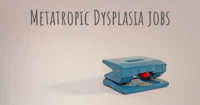 Metatropic Dysplasia jobs
