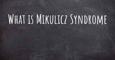 What is Mikulicz Syndrome