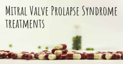 Mitral Valve Prolapse Syndrome treatments