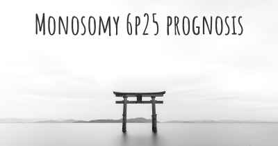 Monosomy 6p25 prognosis