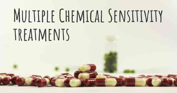 Multiple Chemical Sensitivity treatments