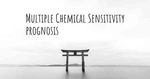 Multiple Chemical Sensitivity prognosis