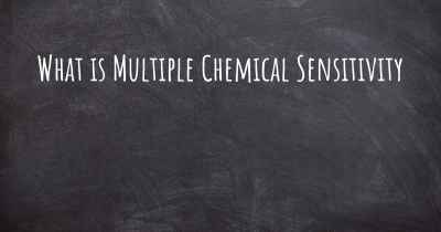 What is Multiple Chemical Sensitivity