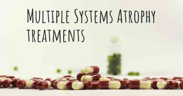 Multiple Systems Atrophy treatments
