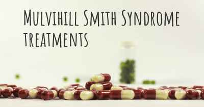 Mulvihill Smith Syndrome treatments
