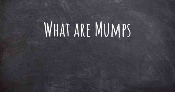 What are Mumps
