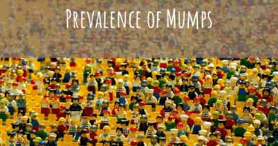 Prevalence of Mumps