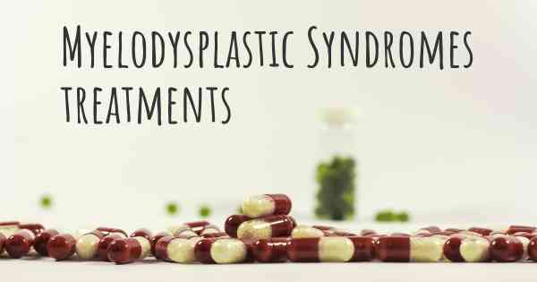 Myelodysplastic Syndromes treatments