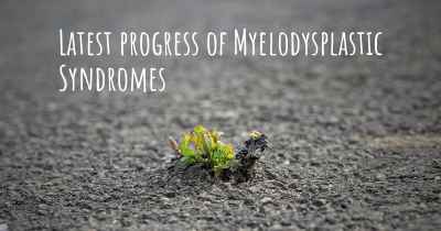 Latest progress of Myelodysplastic Syndromes