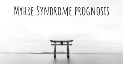 Myhre Syndrome prognosis