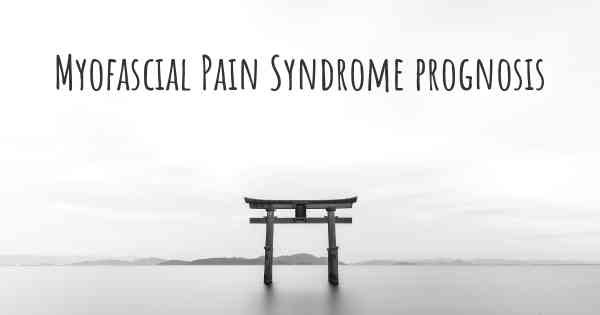 Myofascial Pain Syndrome prognosis