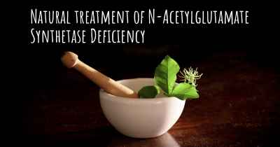 Natural treatment of N-Acetylglutamate Synthetase Deficiency