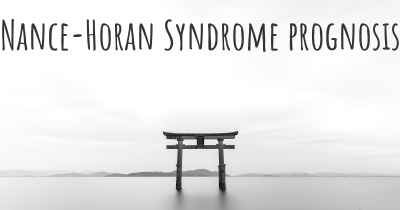 Nance-Horan Syndrome prognosis