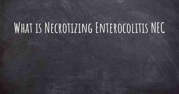 What is Necrotizing Enterocolitis NEC