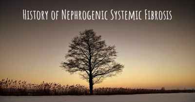 History of Nephrogenic Systemic Fibrosis