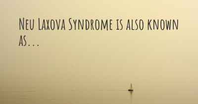 Neu Laxova Syndrome is also known as...