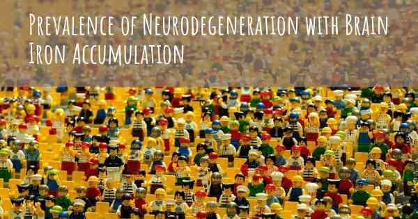 Prevalence of Neurodegeneration with Brain Iron Accumulation