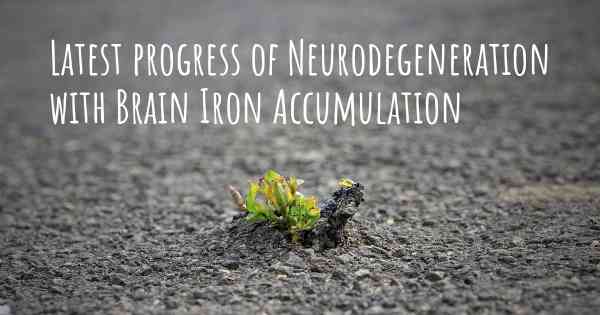 Latest progress of Neurodegeneration with Brain Iron Accumulation