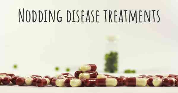 Nodding disease treatments