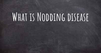 What is Nodding disease