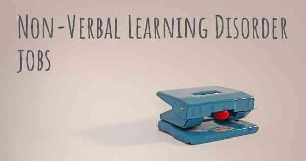 Non-Verbal Learning Disorder jobs
