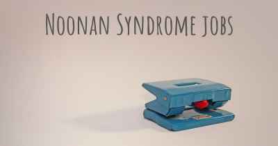 Noonan Syndrome jobs