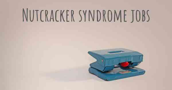Nutcracker syndrome jobs