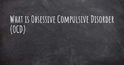 What is Obsessive Compulsive Disorder (OCD)