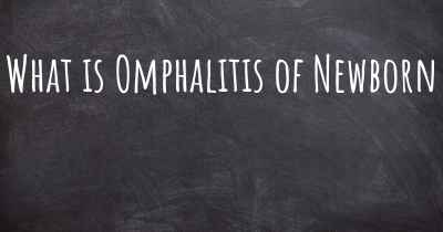 What is Omphalitis of Newborn