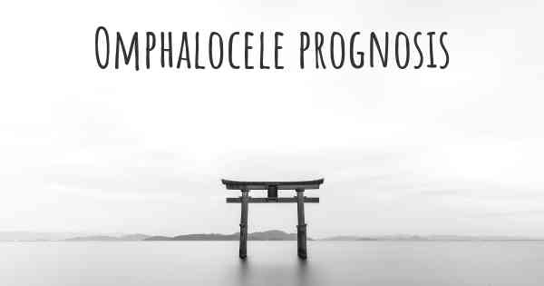 Omphalocele prognosis
