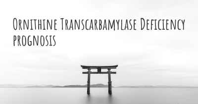 Ornithine Transcarbamylase Deficiency prognosis