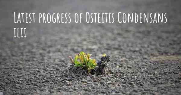 Latest progress of Osteitis Condensans ilii