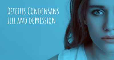 Osteitis Condensans ilii and depression