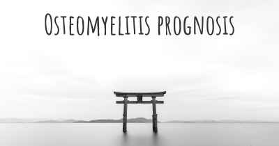 Osteomyelitis prognosis