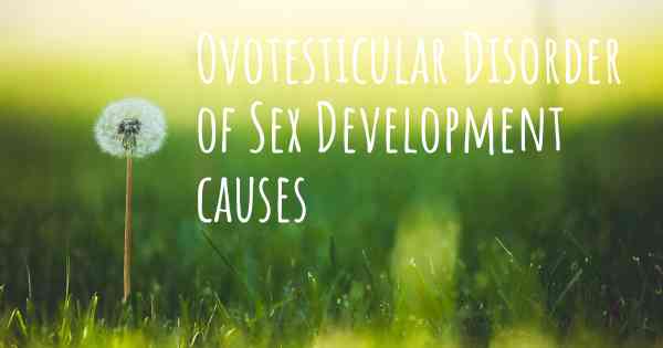 Ovotesticular Disorder of Sex Development causes