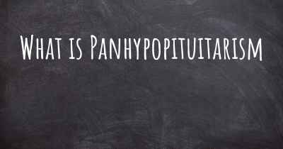 What is Panhypopituitarism