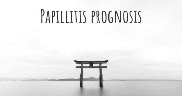 Papillitis prognosis