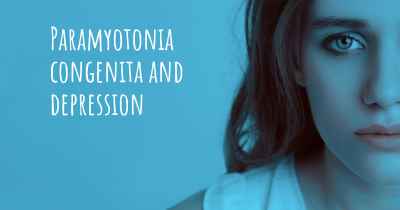 Paramyotonia congenita and depression