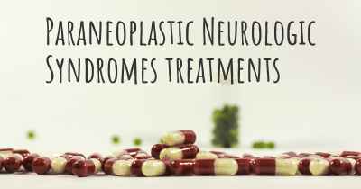 Paraneoplastic Neurologic Syndromes treatments