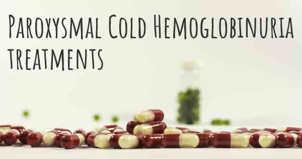 Paroxysmal Cold Hemoglobinuria treatments
