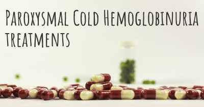 Paroxysmal Cold Hemoglobinuria treatments
