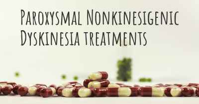 Paroxysmal Nonkinesigenic Dyskinesia treatments
