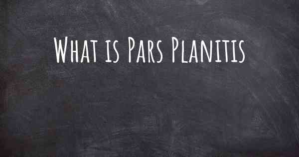 What is Pars Planitis