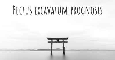 Pectus excavatum prognosis
