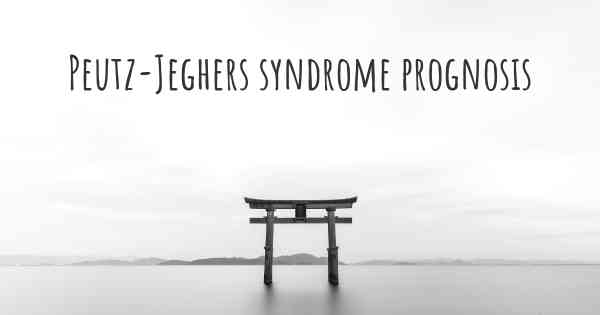 Peutz-Jeghers syndrome prognosis