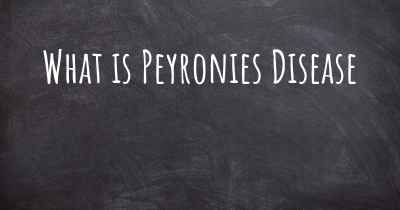 What is Peyronies Disease